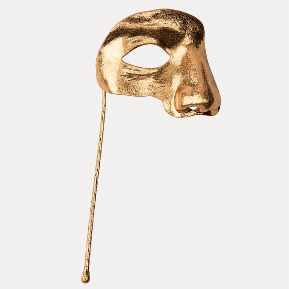 Gold Metal Half Face Masquerade Mask